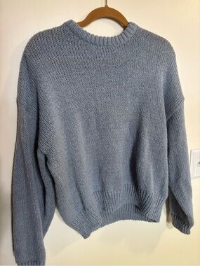 Cozy Light Blue Sweater
